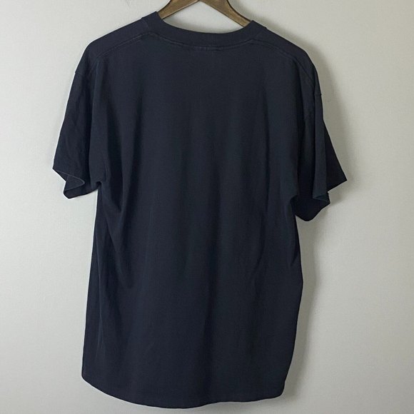 VINTAGE FIFTY F WORD Mens Black B DAY Short Sleeve T Shirt Size XL Single Stitch - Picture 7 of 9